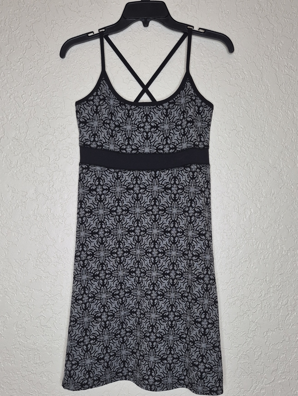 Soybu Athletic Sun Tank Dress with Criss Cross‎ Straps Size S